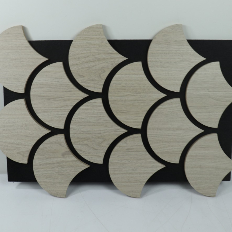 Panou de perete MDF cu plasă decorativă pentru fundal TV, plat, modern minimalist