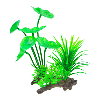 Plante acvatice artificiale din plastic pentru amenajarea acvariului
