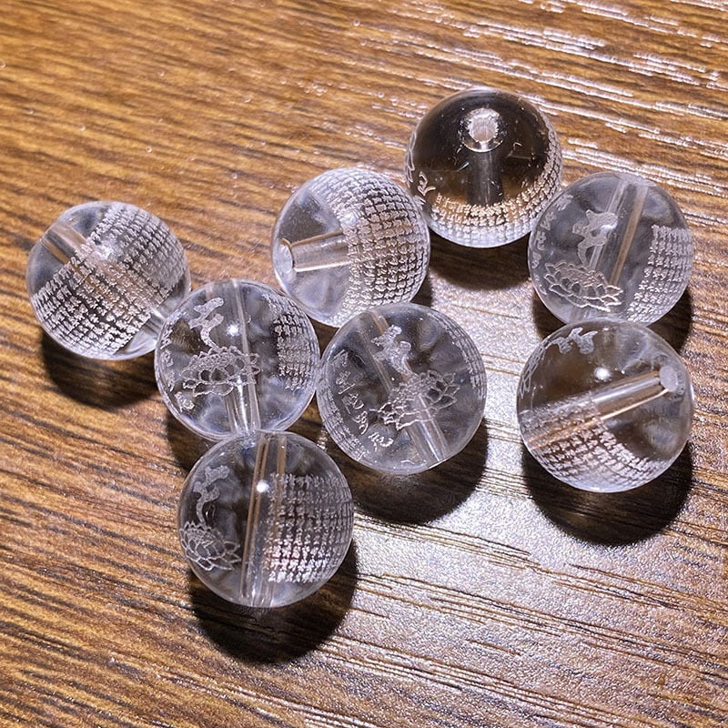 Rain Treasure Mărgele Budiste Dharani Sutra – Cristale, Bodhi Vajra Accesorii pentru Brățară și Pandantiv pentru Mașină