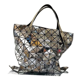 2025 Geantă geometrică cu quilting în formă de diamant, 10 compartimente, finisaj oglindă, geantă de umăr și poșetă de mână, stil japonez, minimalistă și versatilă pentru femei