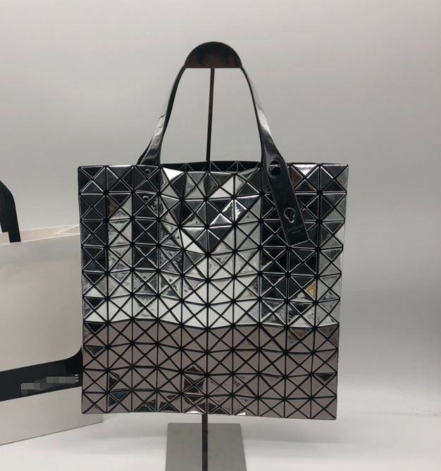 2025 Geantă geometrică cu quilting în formă de diamant, 10 compartimente, finisaj oglindă, geantă de umăr și poșetă de mână, stil japonez, minimalistă și versatilă pentru femei