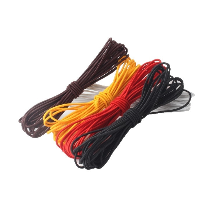 Foaie elastică cu nucleu de 0,6–1,5 mm pentru brățară, mărgele cu stea și lună, Bodhi semințe, Phoenix-eye mărgele și mărgele din santal cu frunză mică