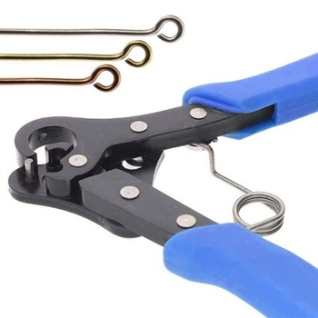 Clește cu formă de 9 pentru bijuterii DIY, înșirare mărgele, realizare cercei și înfășurarea sârmei de aur, argintiu și cupru