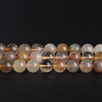 Beibeifu Mărgele colorate de cristal pentru păr, mărgele rotunde semi-finisate pentru bijuterii DIY, accesorii din cristal