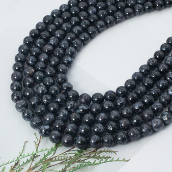 Indigo Gabro 8mm mărgele din diorit natural indigo-gri pentru bijuterii DIY