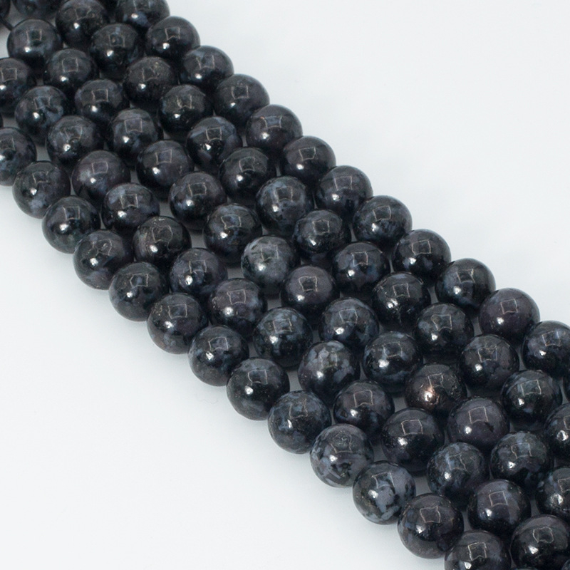 Indigo Gabro 8mm mărgele din diorit natural indigo-gri pentru bijuterii DIY