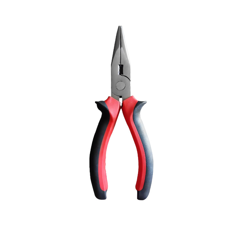 Clește de 6 inchi cu mâner Deli, clește cu nas subțire pentru bijuterii DIY, clește pentru sârmă, clește de tăiere fir, clește electrician industrial multifuncțional