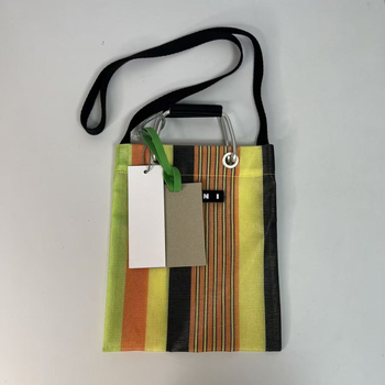 Geantă de mână din aluminiu, împletită, unisex, geantă de plajă din pai, mică, crossbody, mărime medie, vară 2025