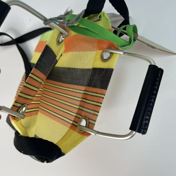 Geantă de mână din aluminiu, împletită, unisex, geantă de plajă din pai, mică, crossbody, mărime medie, vară 2025