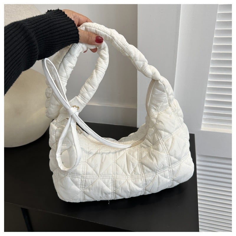 Geantă crossbody minimalistă în formă de nor pentru femei, casual și versatilă