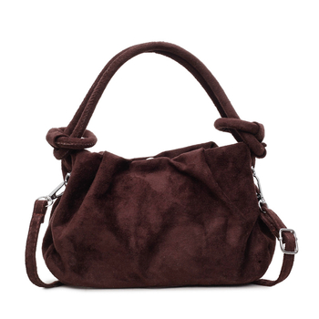 Geantă mică din piele pentru femei, crossbody, 2026 stil nou, model plisat în formă de nor, vintage și versatil