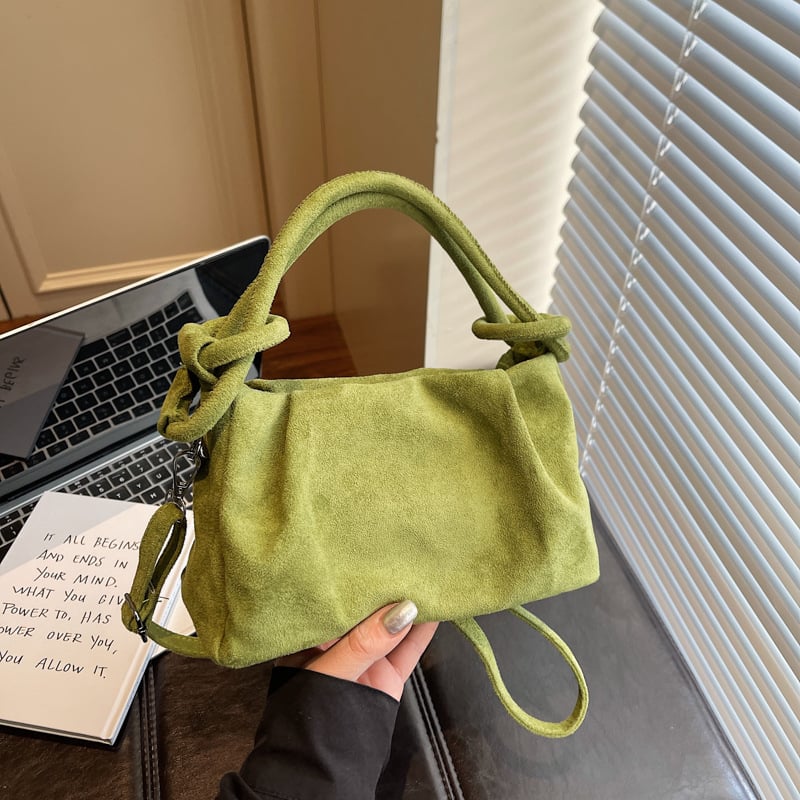 Geantă mică din piele pentru femei, crossbody, 2026 stil nou, model plisat în formă de nor, vintage și versatil