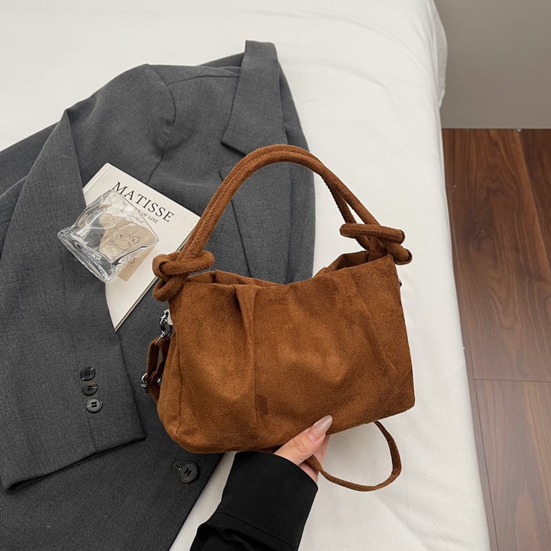 Geantă mică din piele pentru femei, crossbody, 2026 stil nou, model plisat în formă de nor, vintage și versatil