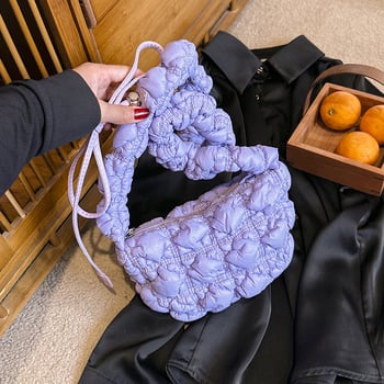 Geantă de damă 2023 – geantă plisată în formă de nor, stil coreean, bubble distinctiv, tote casual, umăr / crossbody