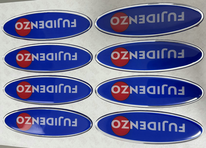Plastična etiketa s epoksidnim premazom, prozirna samoljepljiva oznaka s otiskom