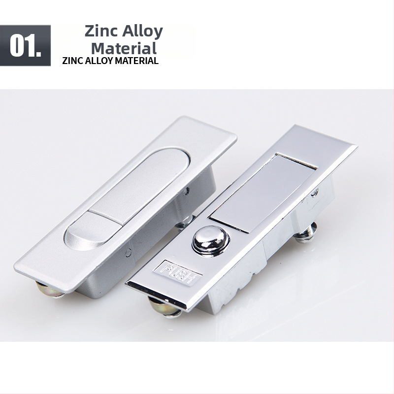 Zámok dverí MS503 pre elektrické skrinky s mechanizmom s bodovým tlačidlom