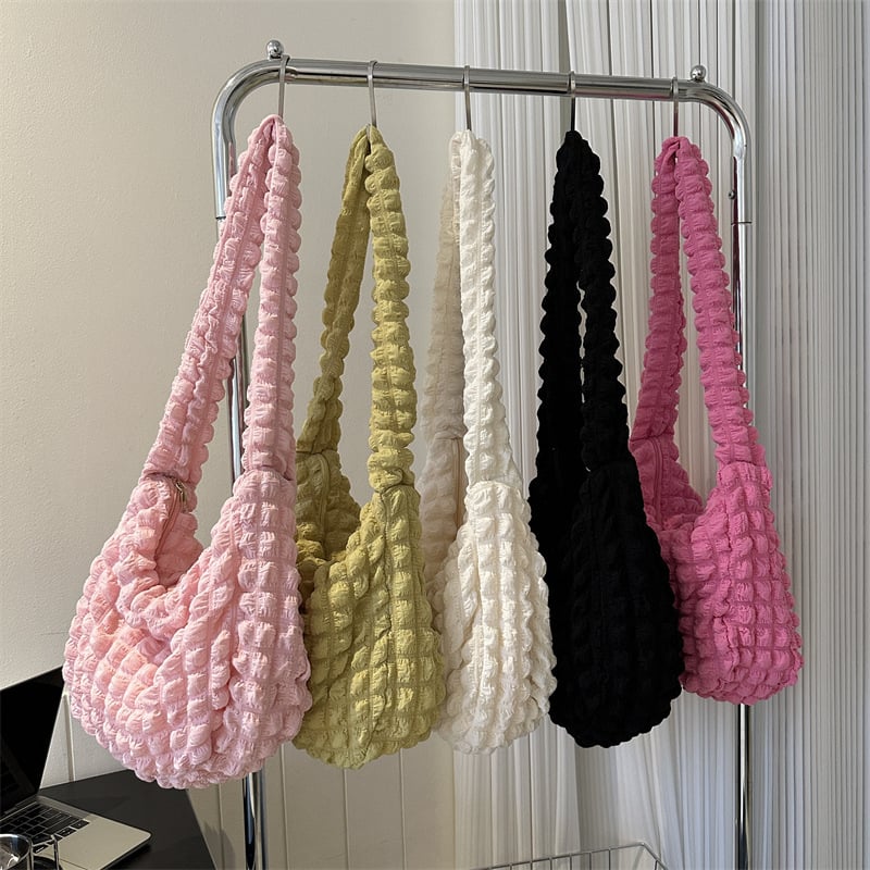 Geantă tote cu motiv nor, capacitate mare, pentru utilizare zilnică și la serviciu, curea crossbody