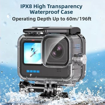 Potápačská súprava s vodotesným puzdrom GoPro s výtlakovou tyčou a výtlakovým náramkom