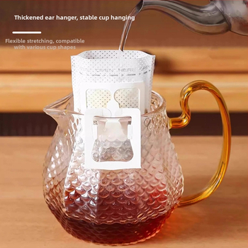Egyszer használatos kávéfőző filterpapírok pour-over készlet hálós tölcsérrel