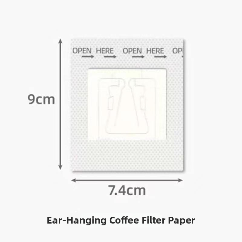 Egyszer használatos kávéfőző filterpapírok pour-over készlet hálós tölcsérrel
