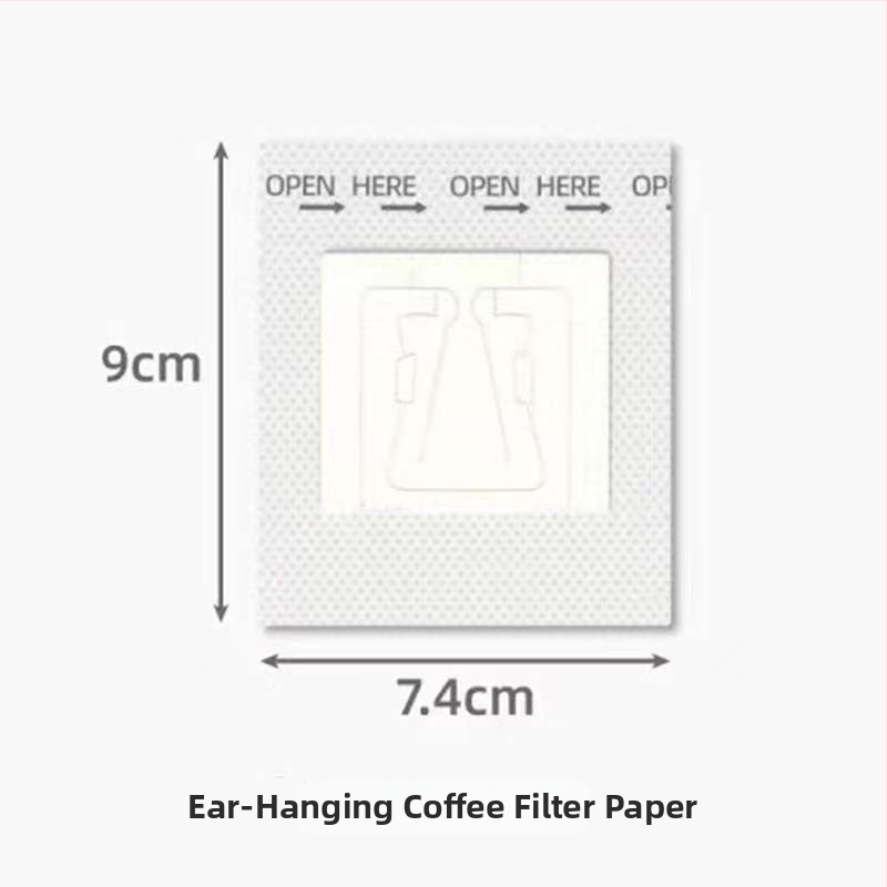 Egyszer használatos kávéfőző filterpapírok pour-over készlet hálós tölcsérrel