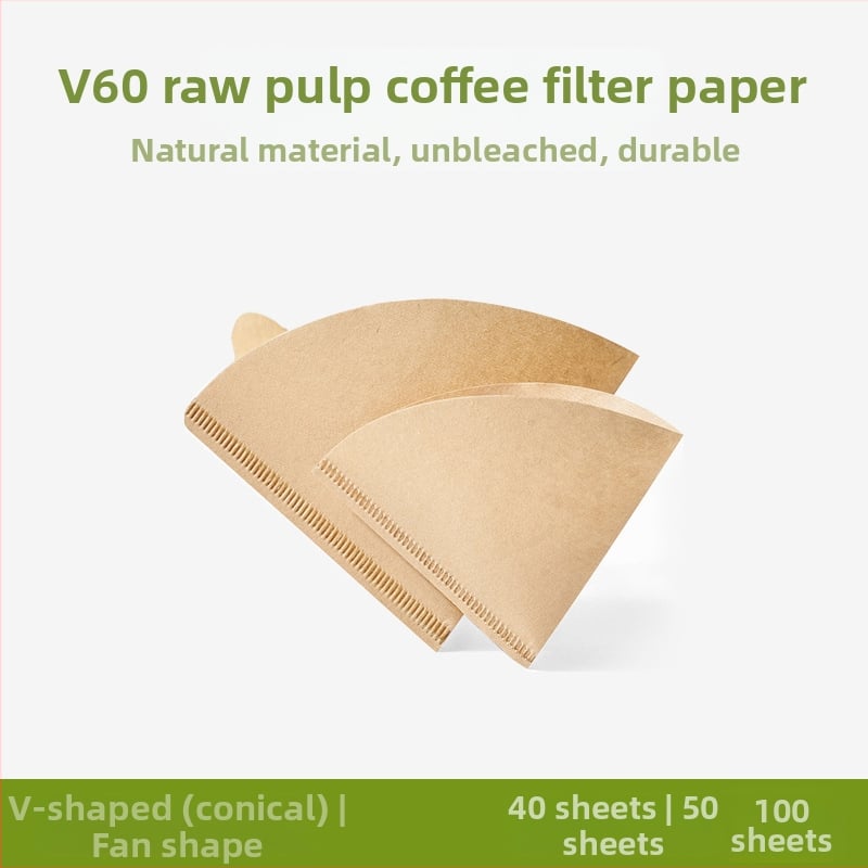 V60 kávéfilter papír – ventillátor alakú, konikus formájú, kézi leöntéses kávéhoz