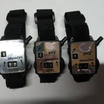 Mini contor de scor pentru golf, în stil ceas