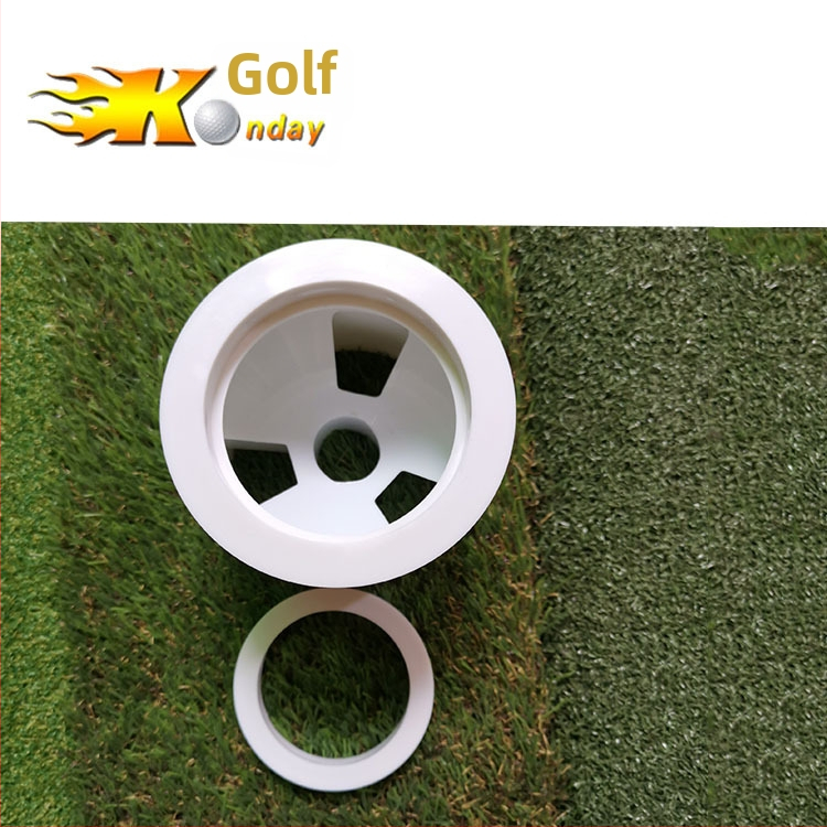 Plastový krúžok na golfovú jamku – príslušenstvo na golfové ihrisko, pripravené na logo