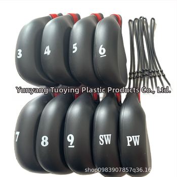 Sada PVC krytov na hlavy golfových palíc pre železá a guľôčkové hlavy