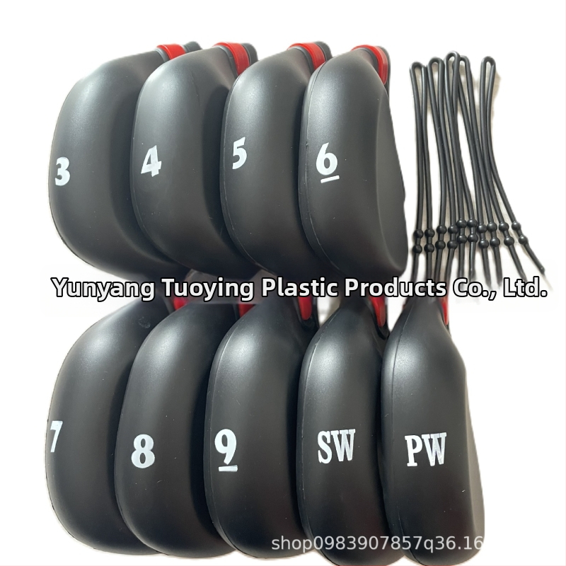 Sada PVC krytov na hlavy golfových palíc pre železá a guľôčkové hlavy
