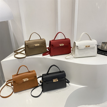 Geantă Kelly pentru femei – mică, PU, pe umăr sau crossbody, colecția vară 2025, lux ușor