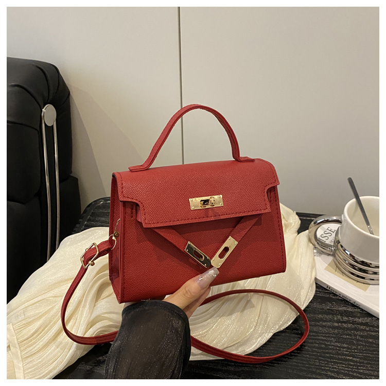 Geantă Kelly pentru femei – mică, PU, pe umăr sau crossbody, colecția vară 2025, lux ușor