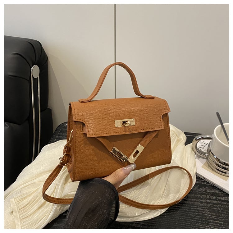 Geantă Kelly pentru femei – mică, PU, pe umăr sau crossbody, colecția vară 2025, lux ușor