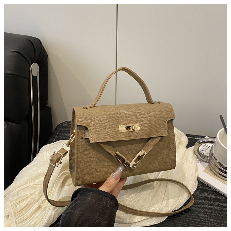 Geantă Kelly pentru femei – mică, PU, pe umăr sau crossbody, colecția vară 2025, lux ușor