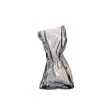 Vază din sticlă transparentă, asimetrică, în stil minimalist, pentru decorul sufrageriei și aranjamente florale