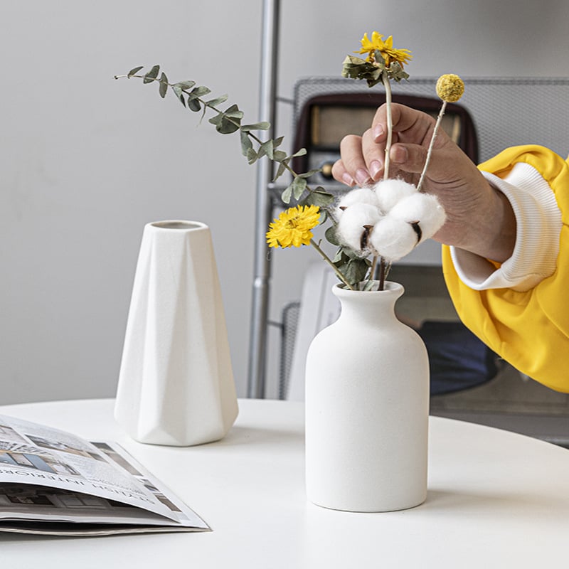 Vază ceramică Longli Porcelain – design modern minimalist pentru casă
