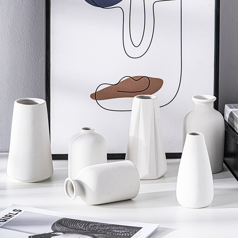 Vază ceramică Longli Porcelain – design modern minimalist pentru casă
