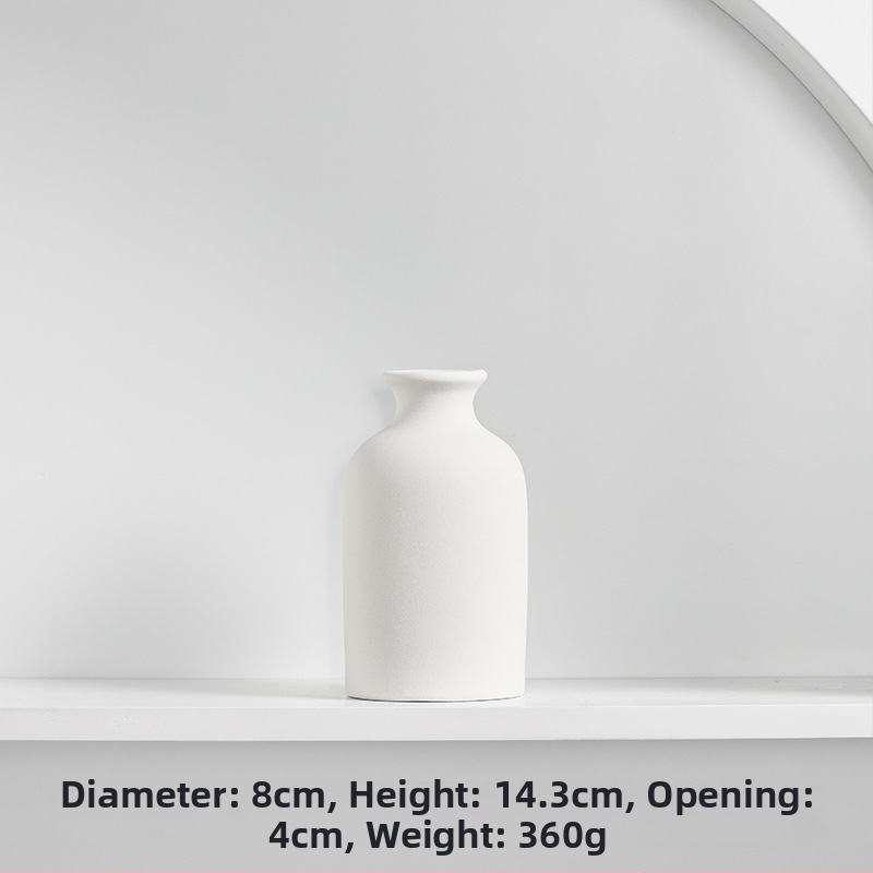 Porcelánová váza Longli – moderná minimalistická bytová dekorácia