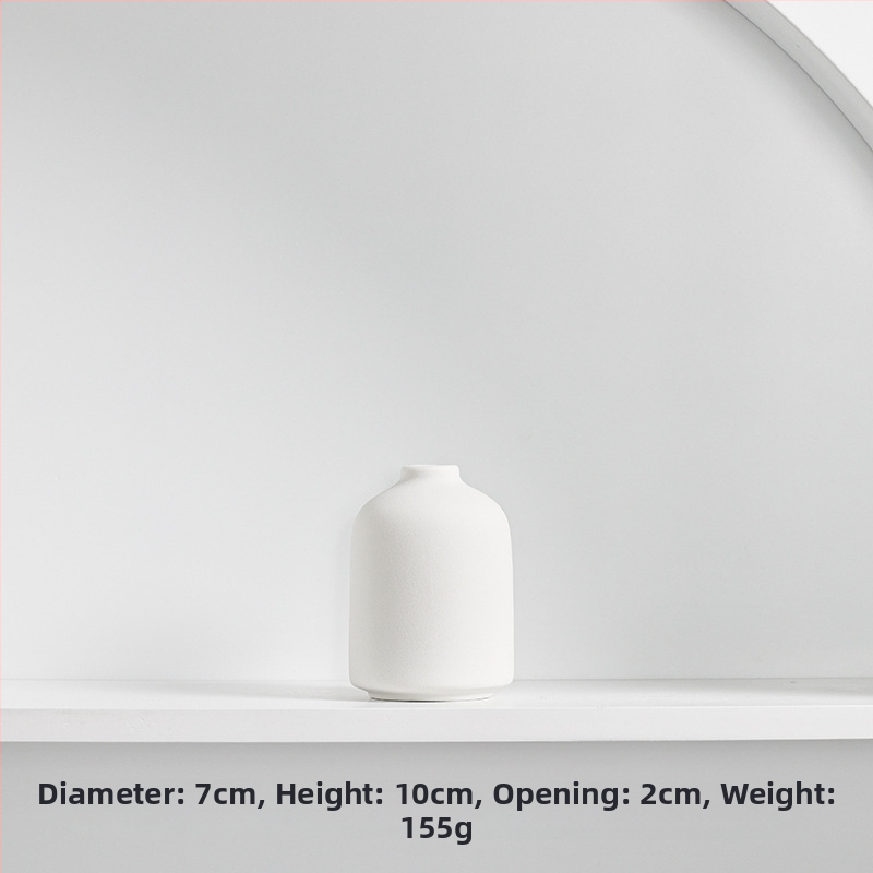 Porcelánová váza Longli – moderná minimalistická bytová dekorácia