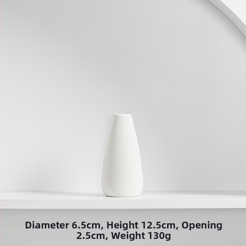 Porcelánová váza Longli – moderná minimalistická bytová dekorácia