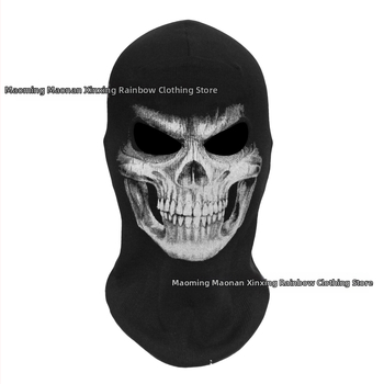 Kapucňa s lebkou Grim Reaper na Halloween