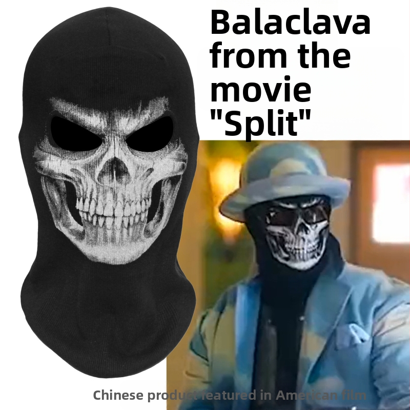 Kapucňa s lebkou Grim Reaper na Halloween