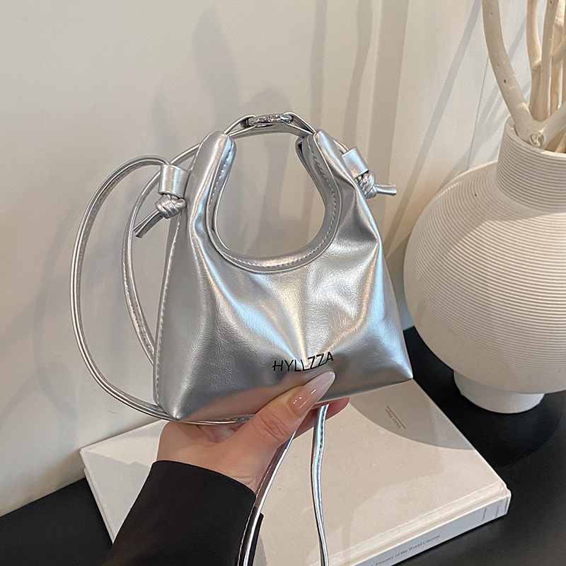 Genți pentru femei cu design de nișă — Primăvara 2026, geantă de umăr crossbody, geantă de damă elegantă în formă de dumpling