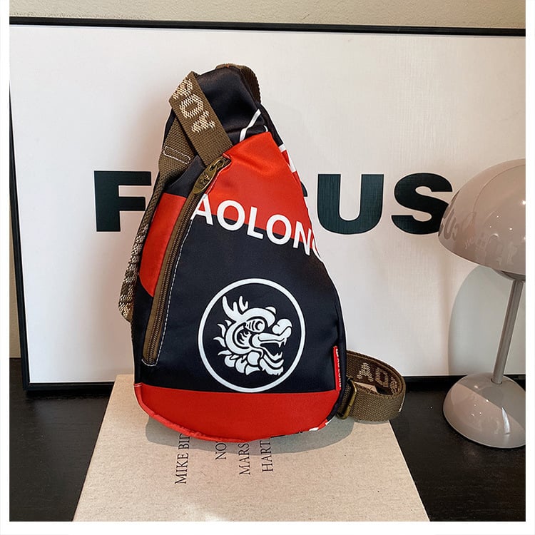 Geantă crossbody pentru femei, în stil dumpling, toamnă-iarnă 2024, anti-furt pentru călătorii, imprimeu dumpling