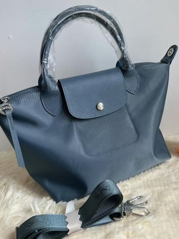 Longxiang Geantă Tote cu formă de dumpling, capacitate mare, purtare pe umăr sau crossbody pentru femei