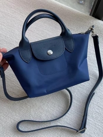 Longxiang Geantă Tote cu formă de dumpling, capacitate mare, purtare pe umăr sau crossbody pentru femei