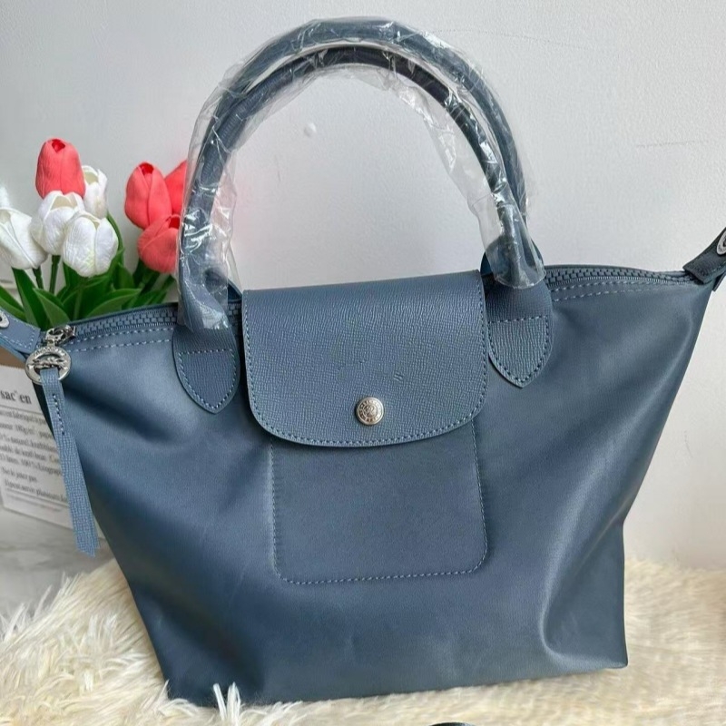 Longxiang Geantă Tote cu formă de dumpling, capacitate mare, purtare pe umăr sau crossbody pentru femei