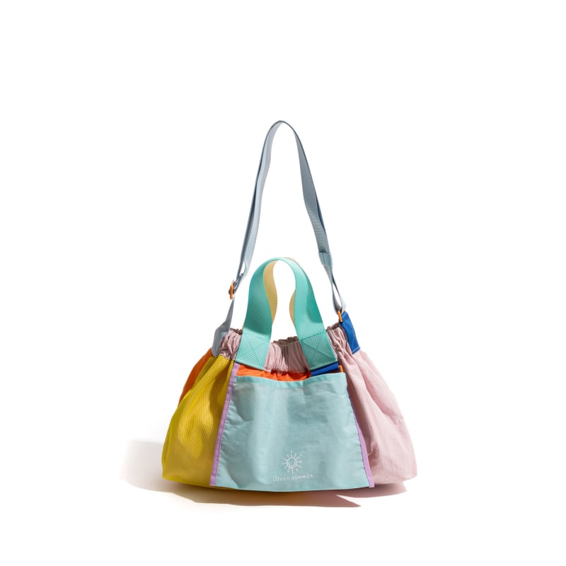 Geantă Dopamine Dumpling în stil Singapore, culori contrastante, dulce, proaspătă și versatilă, pliabilă, pentru umăr sau crossbody pentru femei