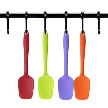 Set spatulă din silicon integrat, formă în T, 21 cm și 28 cm, ustensil de copt pentru unt și cremă
