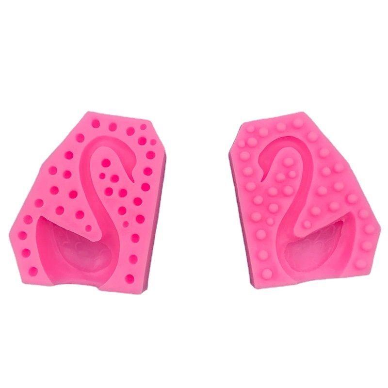 3D-s szilikon forma hattyú alakban fondant tortákhoz – DIY dekoráció